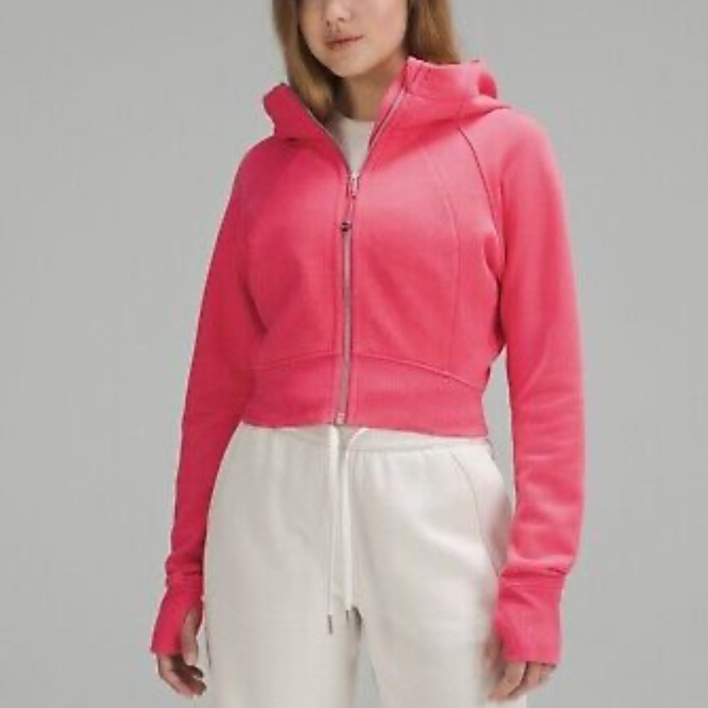 Lululemon Full-Zip Scuba Cropped - Size 10 LIP GLOSS